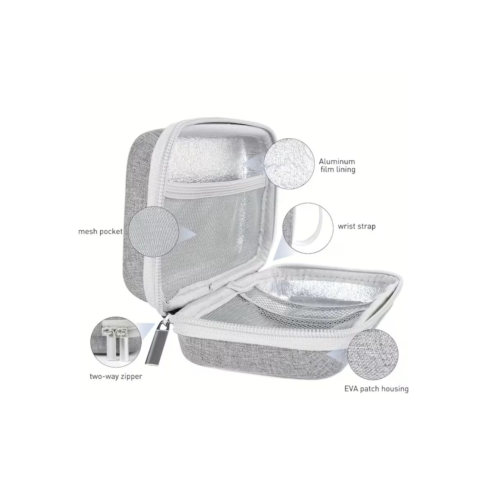 Insulin Travel Case - Double Hardshell Cooler